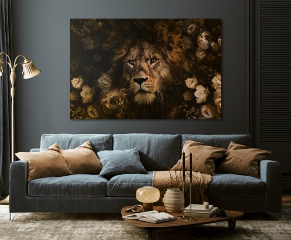 100x150 / 80x120 / 60x90cm - Exclusive - KRUGER - Dieren - A Lion