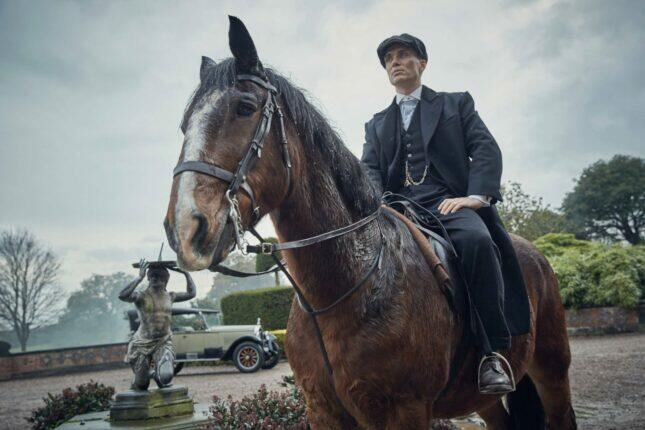 Glasschilderij - Exclusive - Liggend - Peaky Blinders Shelby - meubelboutique.nl