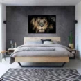 glasschilderij-leeuw-bed